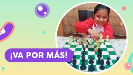 Ella es Ramalia Vizcarra, la niña ajedrecista que gana torneos internacionales