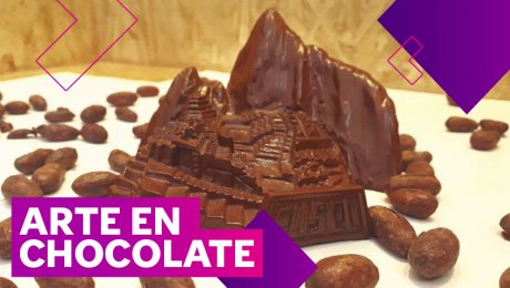 Conoce al cusqueño que difunde lo mejor del Perú con increíbles esculturas de chocolate