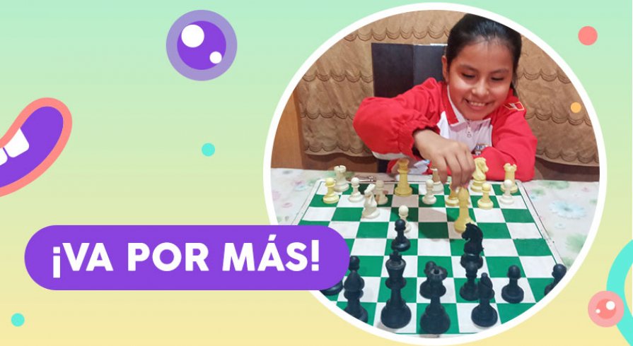 Ella es Ramalia Vizcarra, la niña ajedrecista que gana torneos internacionales